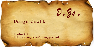 Dengi Zsolt névjegykártya
